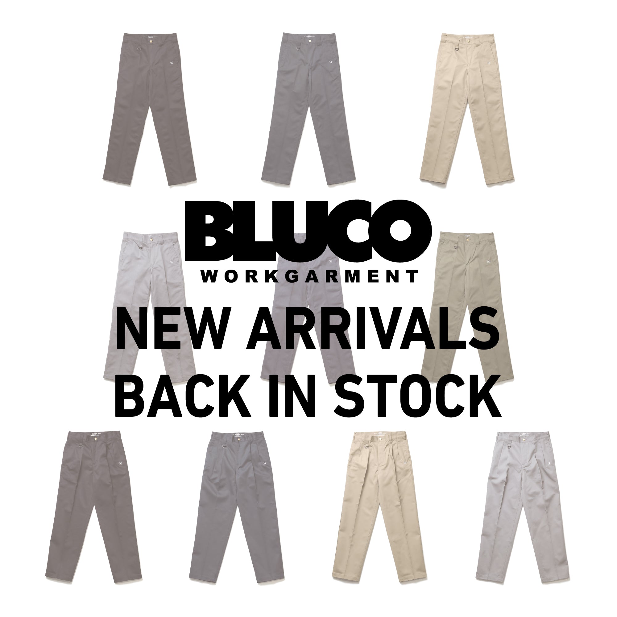 【BLUCO】6点新入荷 & 4点再入荷 Feelin'