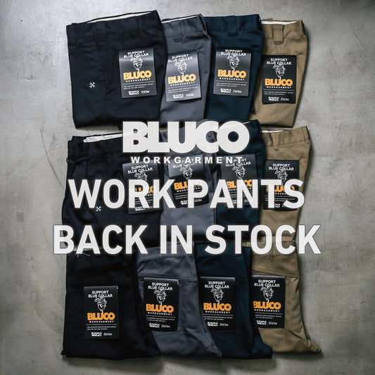 【BLUCO】WORK PANTS 再入荷