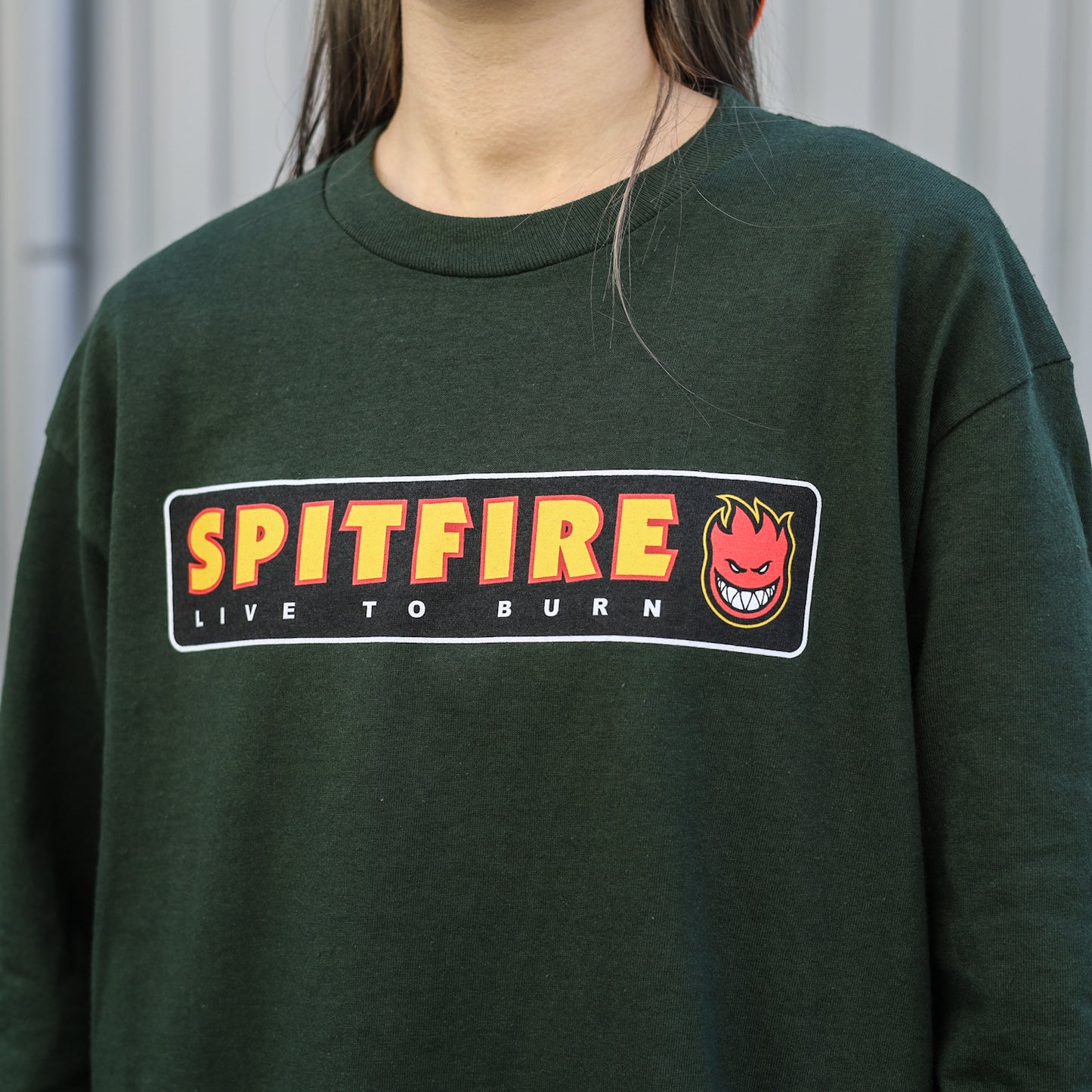 SPITFIRE / LTB L/S TEE (FOREST GREEN)