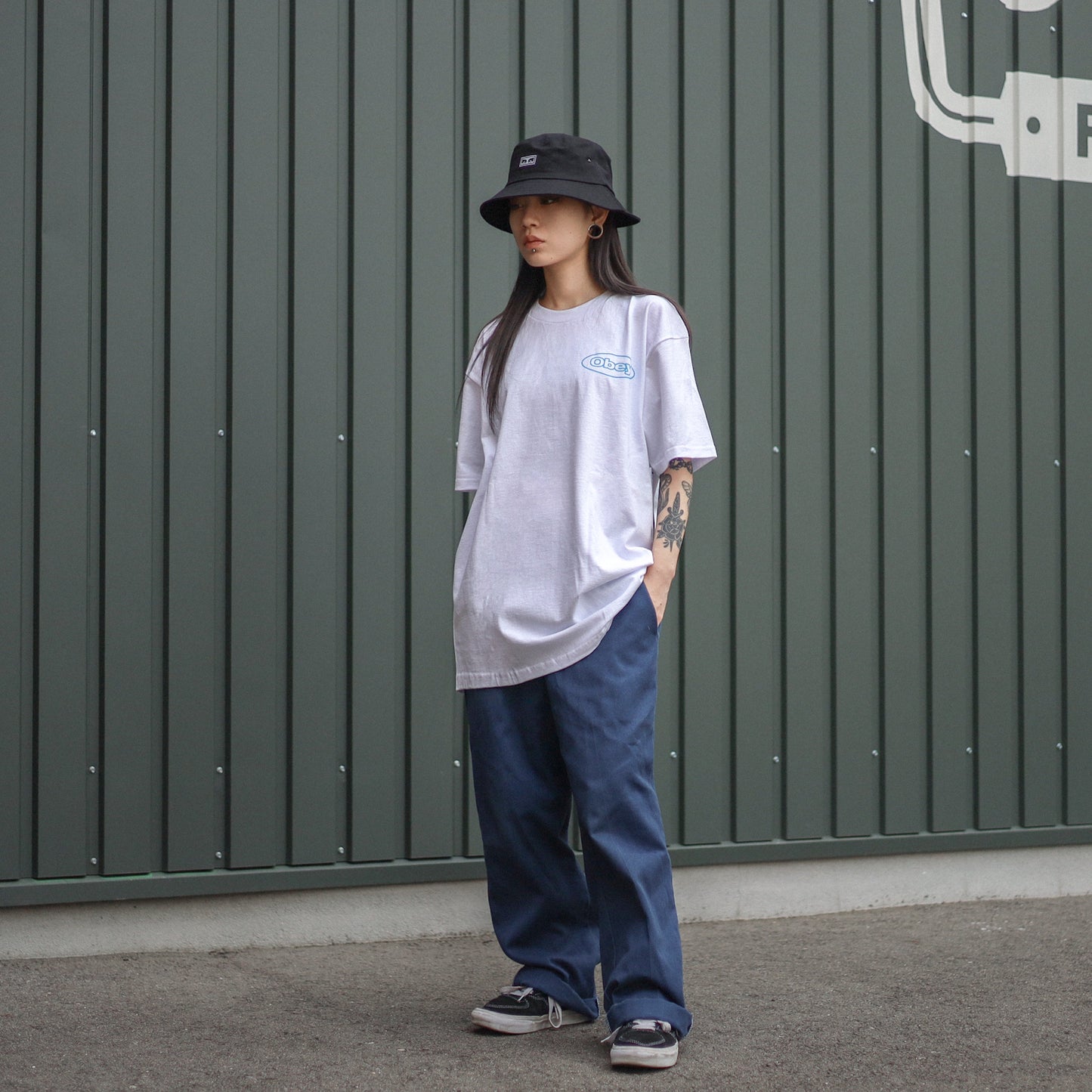 OBEY / OBEY REACTION CLASSIC TEE (WHITE)