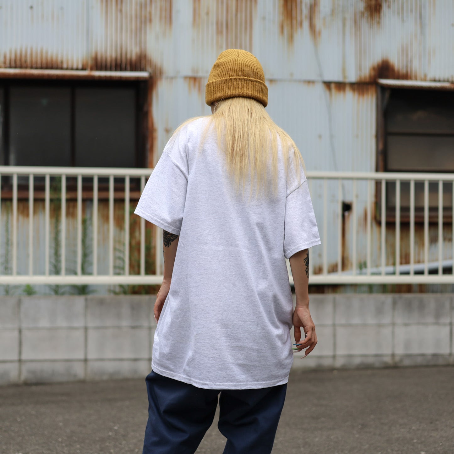 ANTIHERO / EAGLE TEE (ASH/BLACK MULTI)