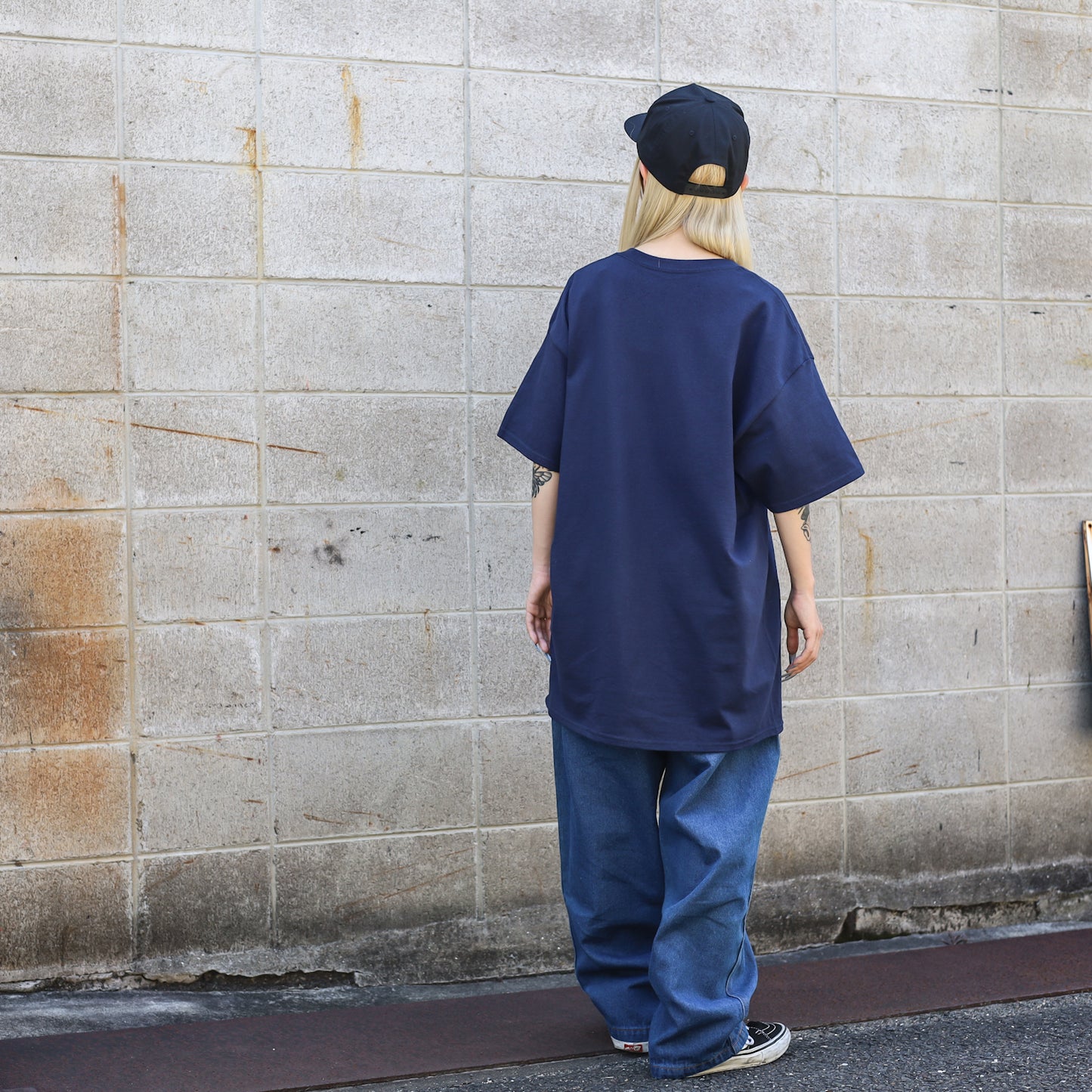 ANTIHERO / EAGLE TEE (NAVY/BLACK MULTI)