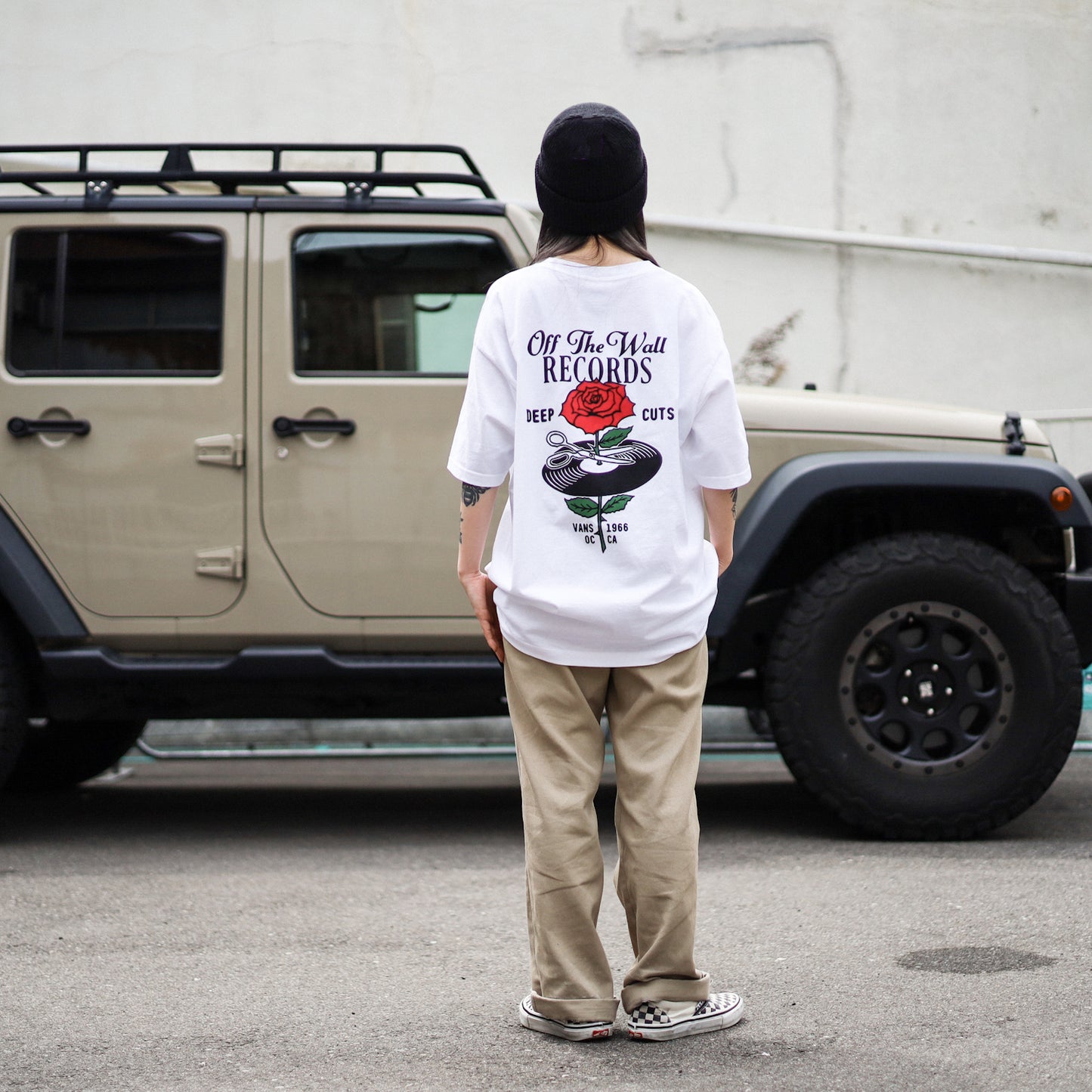 VANS / DEEP CUT S/S TEE (WHITE)