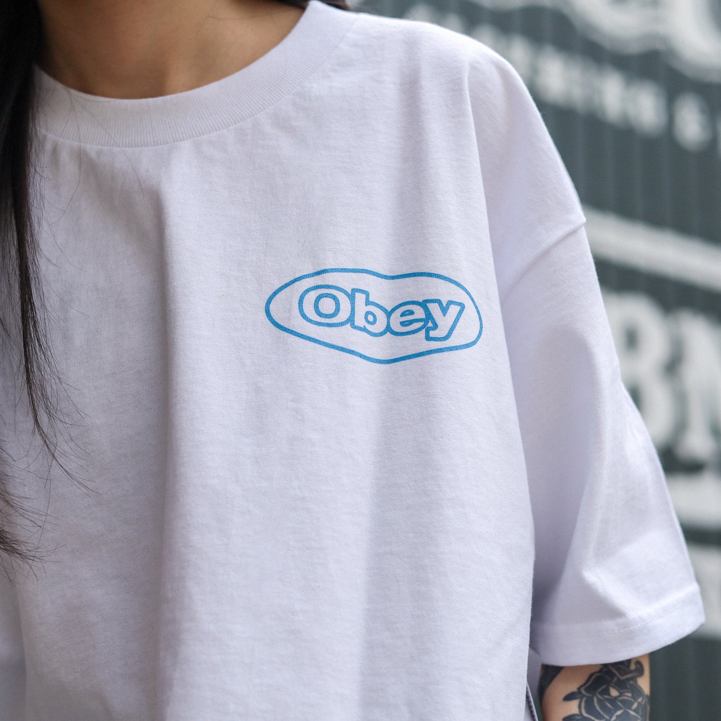 OBEY / OBEY REACTION CLASSIC TEE (WHITE)