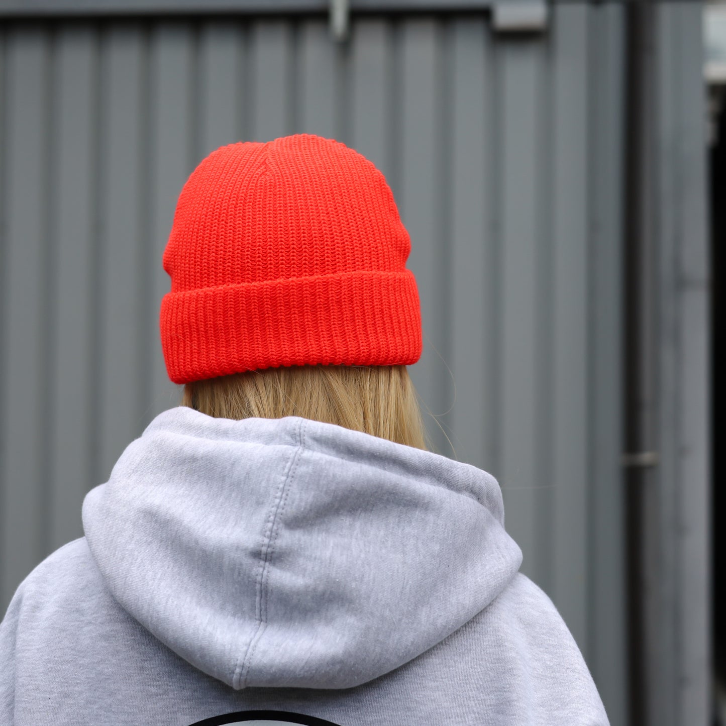 INDEPENDENT / BASELINE LONG SHOREMAN BEANIE (SAFETY ORANGE)
