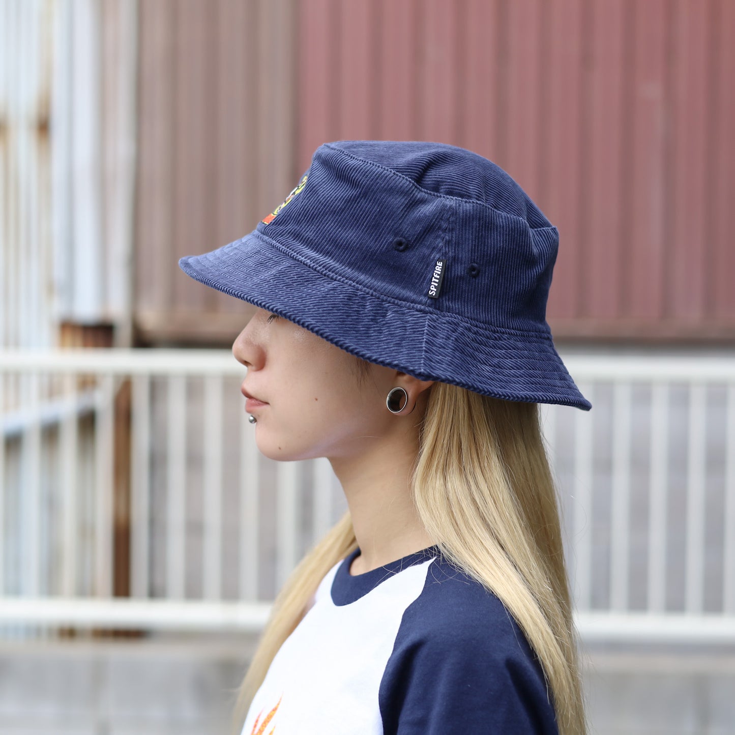 SPITFIRE / LIL BEATDOWNS BUCKET HAT (NAVY)