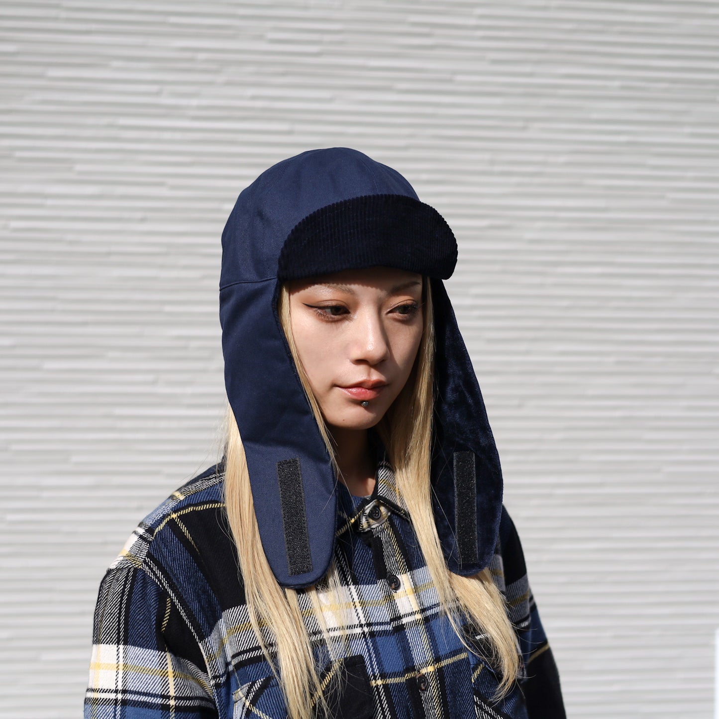 UNCROWD / BOMBER CAP (NAVY)