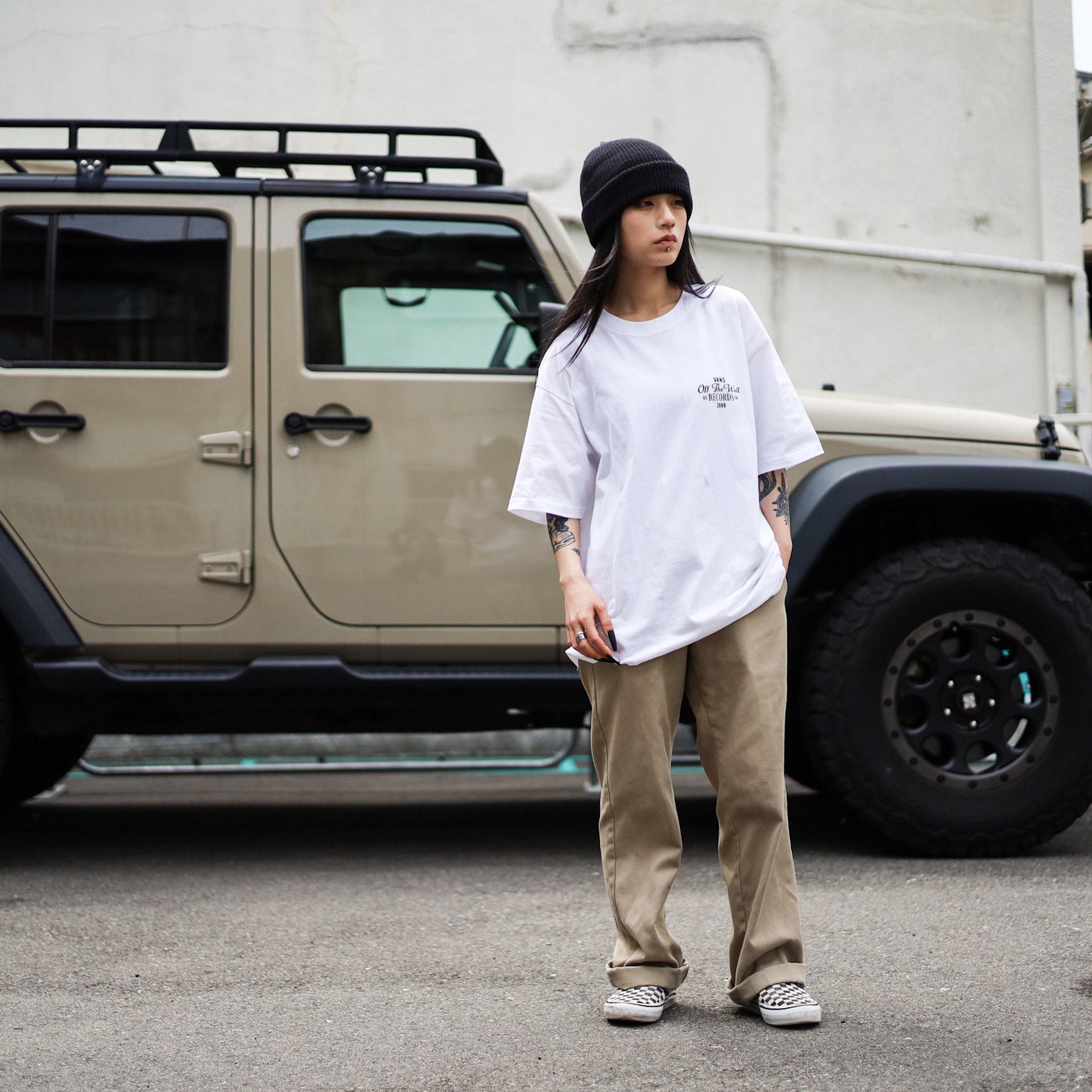 VANS / DEEP CUT S/S TEE (WHITE)