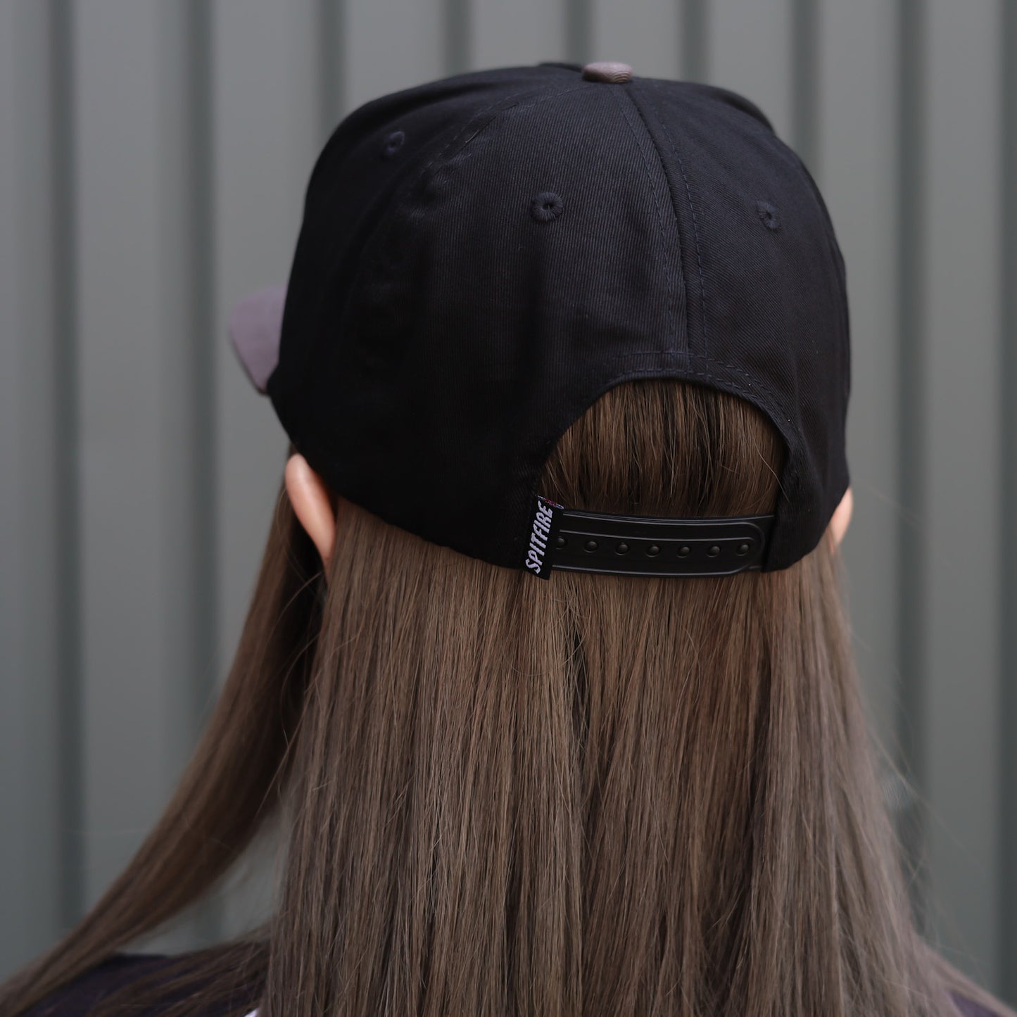 SPITFIRE / LTB PATCH SNAPBACK CAP (BLACK/CHARCOAL)