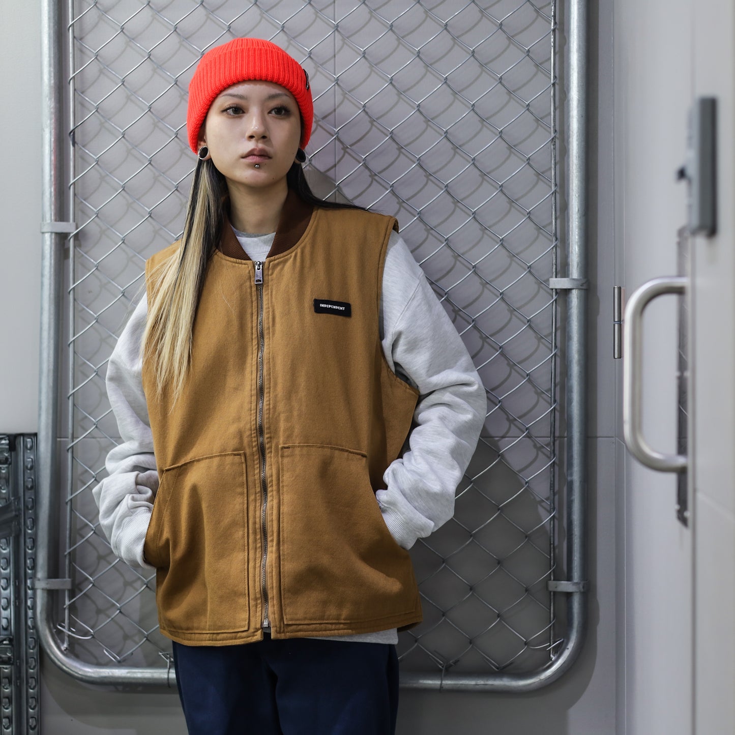 INDEPENDENT / FIGUEROA WORK VEST (MAPLE)