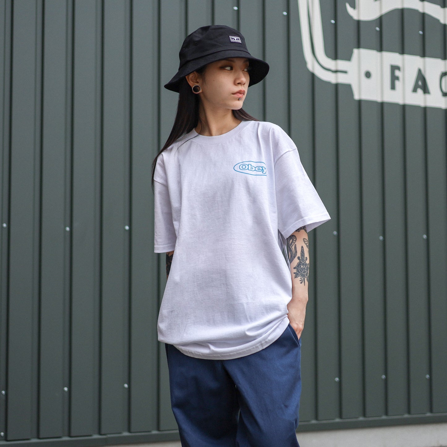 OBEY / OBEY REACTION CLASSIC TEE (WHITE)