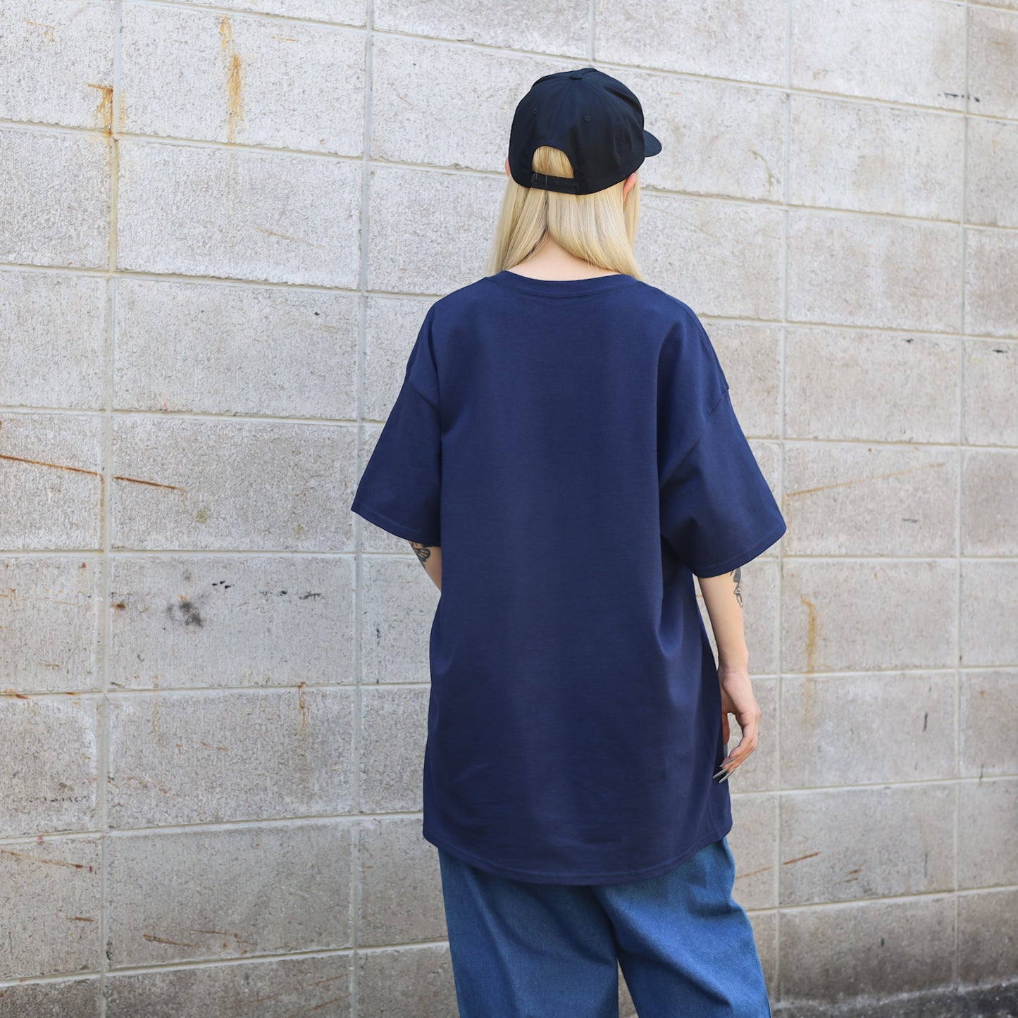 ANTIHERO / EAGLE TEE (NAVY/BLACK MULTI)