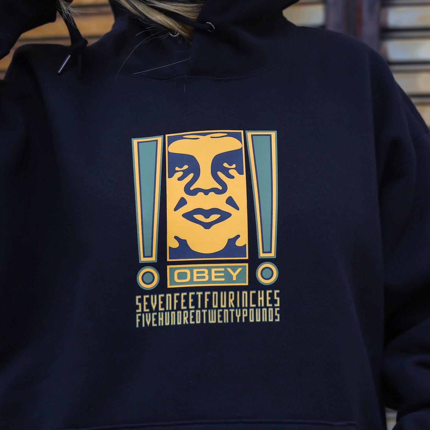 OBEY / OBEY DOUBLE EXCLAMATION HOODIE (BLACK)