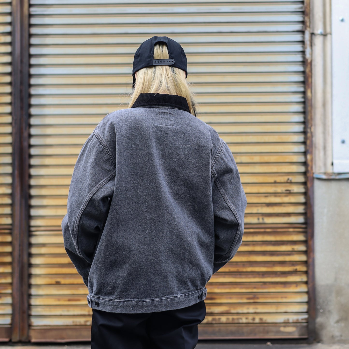 BLUCO / 12OZ DENIM WORK JACKET (BLACK)