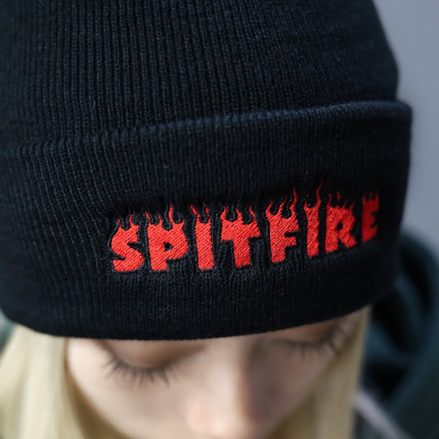 SPITFIRE / DEMONSEED SCRIPT BEANIE (BLACK)
