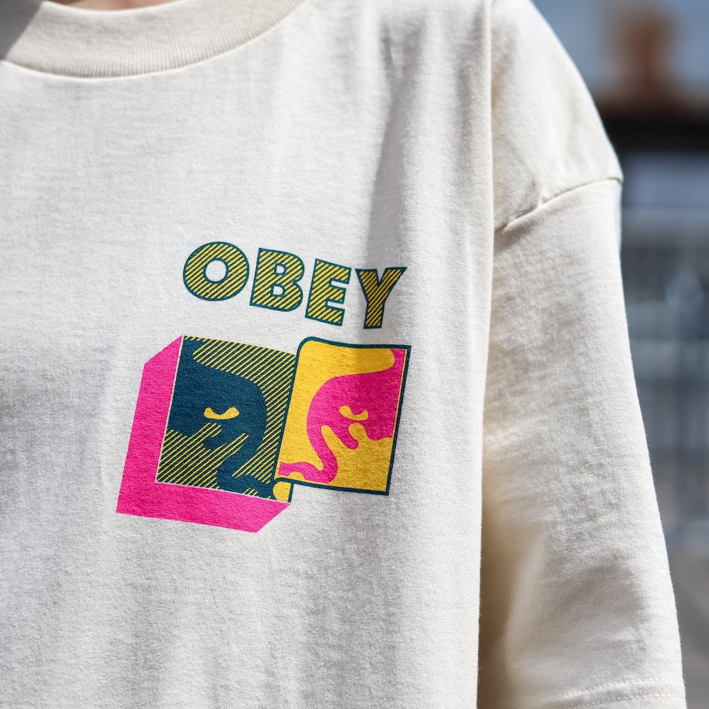 OBEY / OBEY POST MODERN CLASSIC TEE (CREAM)