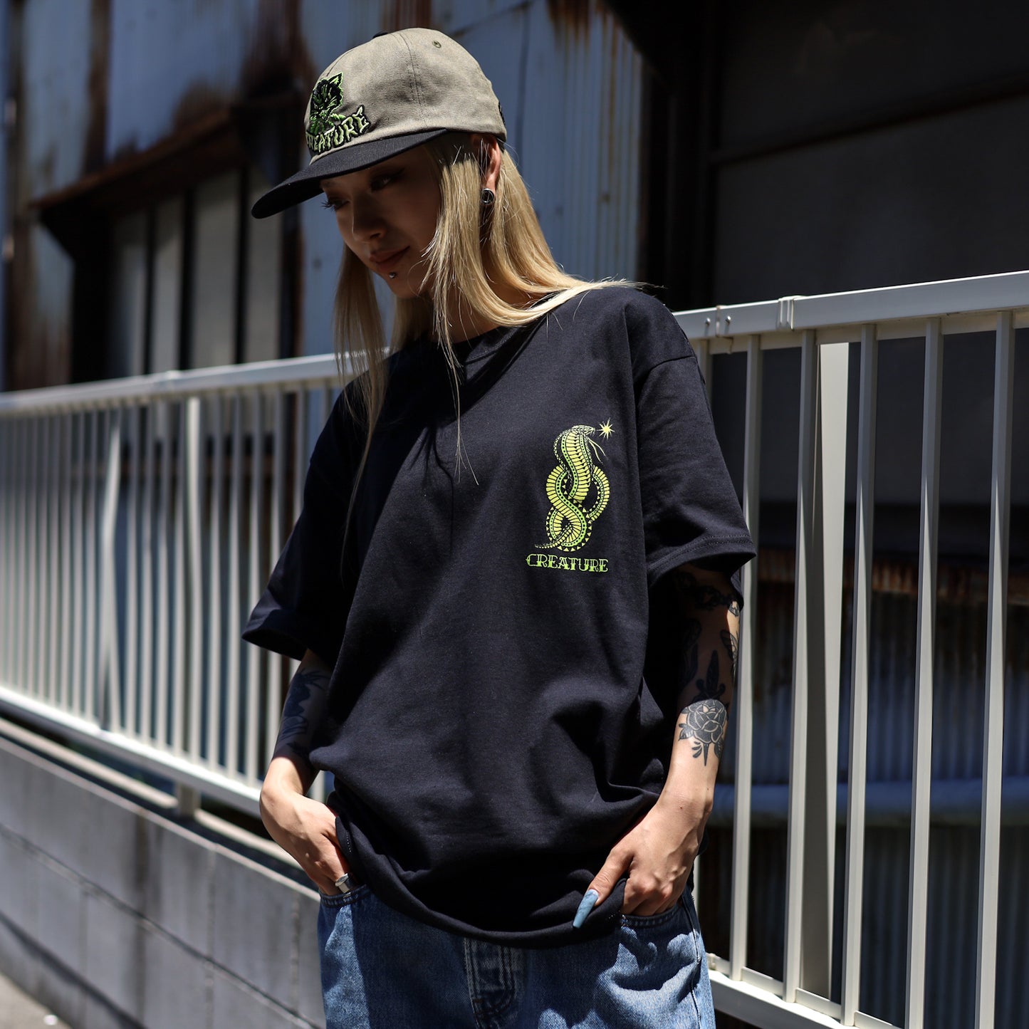 CREATURE / FIEND FLASH S/S TEE (BLACK)