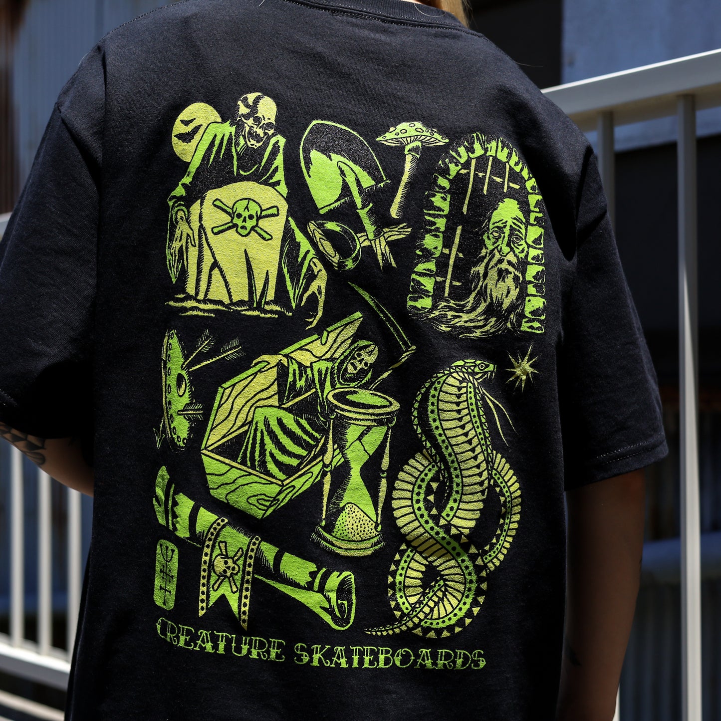CREATURE / FIEND FLASH S/S TEE (BLACK)