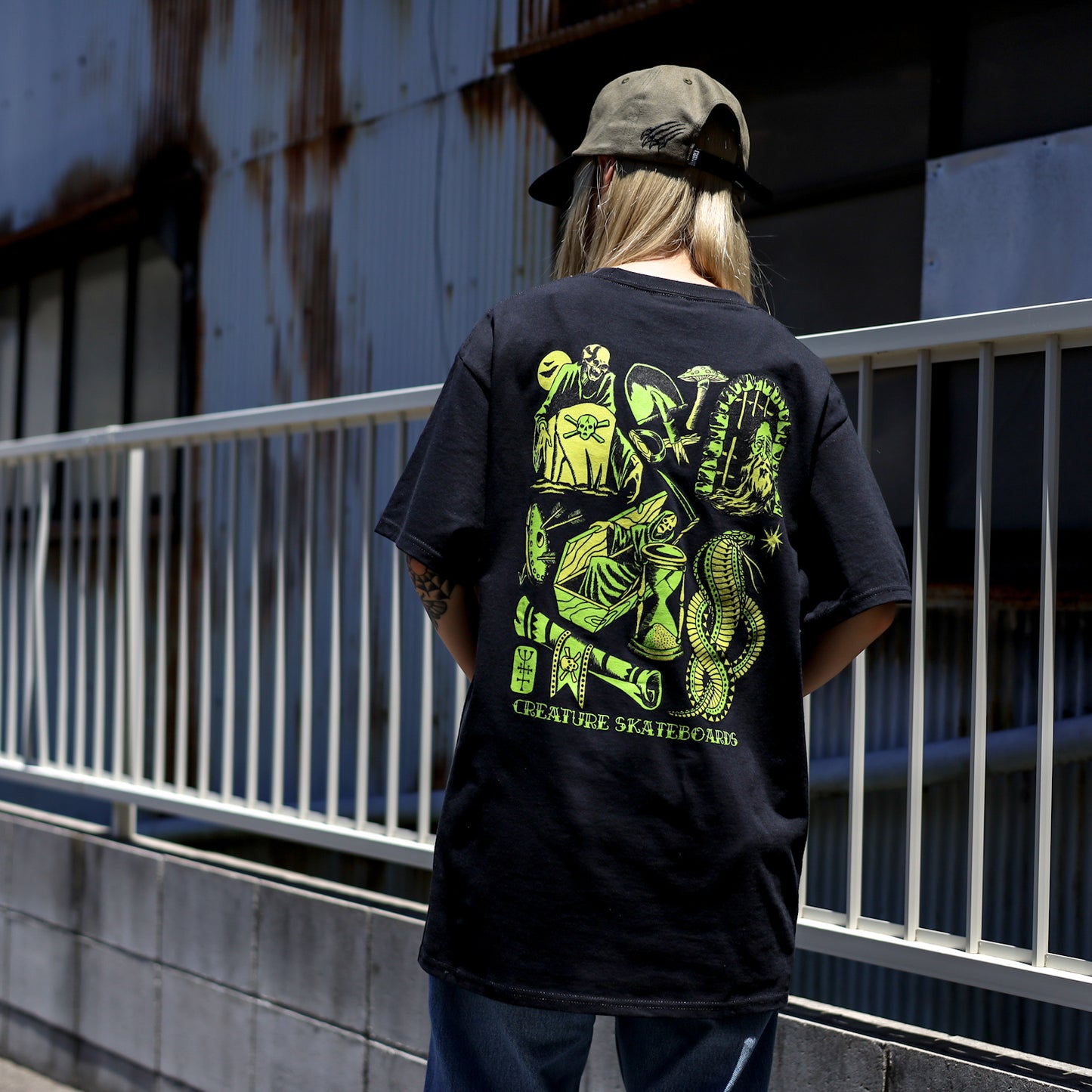 CREATURE / FIEND FLASH S/S TEE (BLACK)