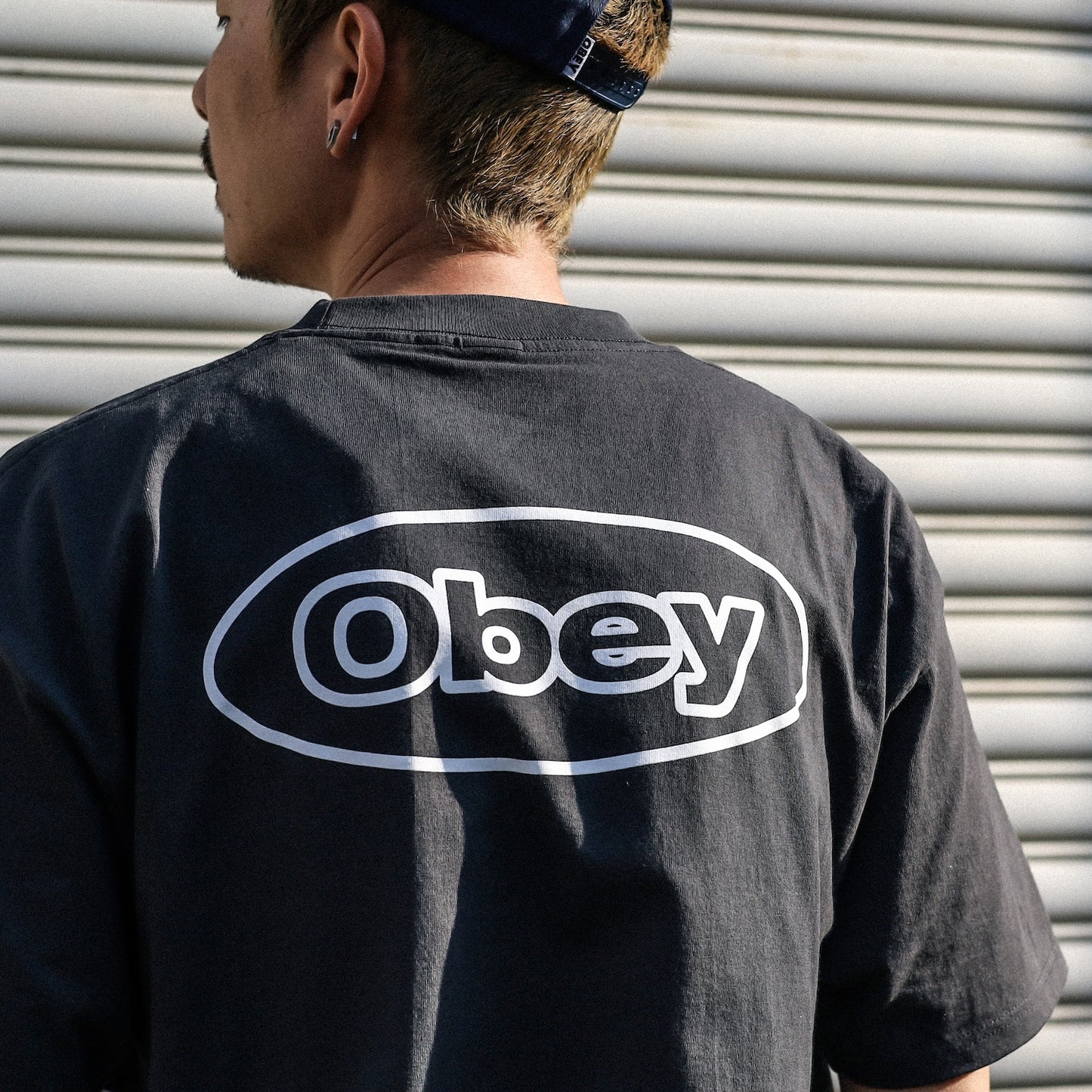 OBEY / OBEY REACTION CLASSIC TEE (VINTAGE BLACK)