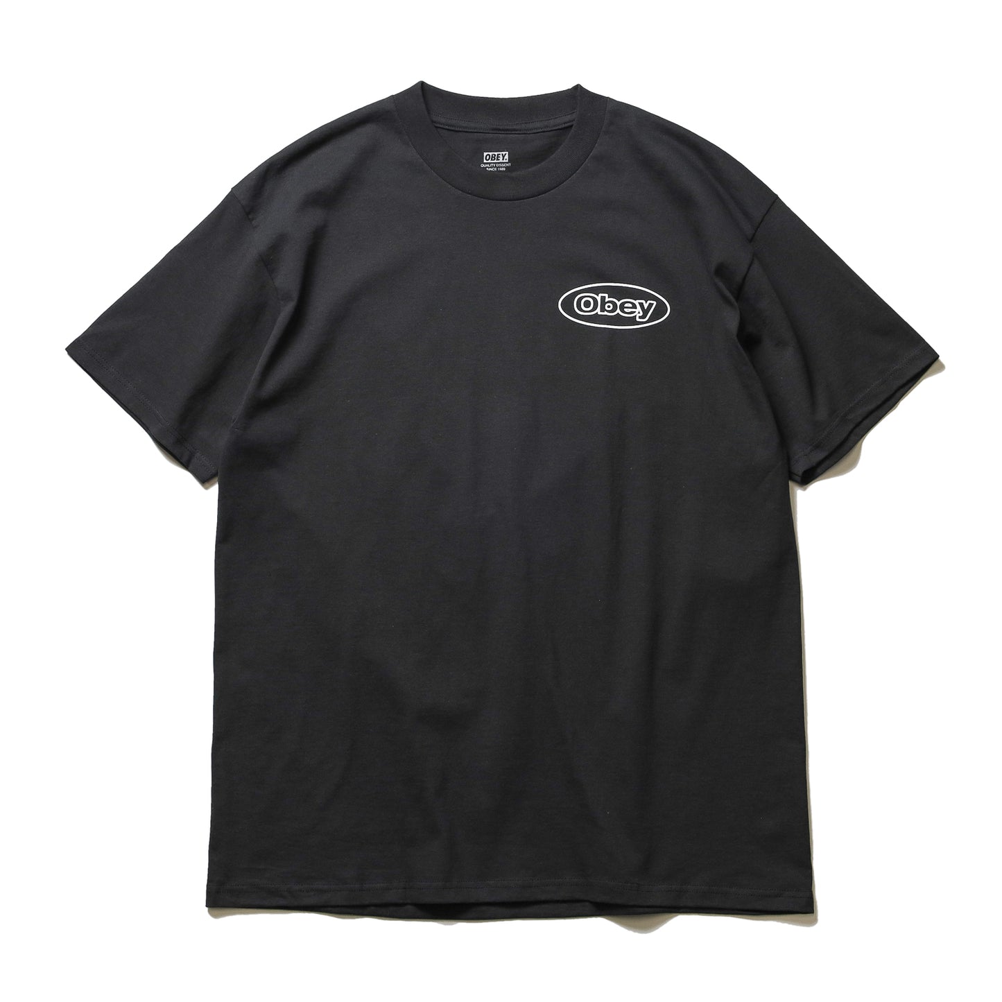 OBEY / OBEY REACTION CLASSIC TEE (VINTAGE BLACK)
