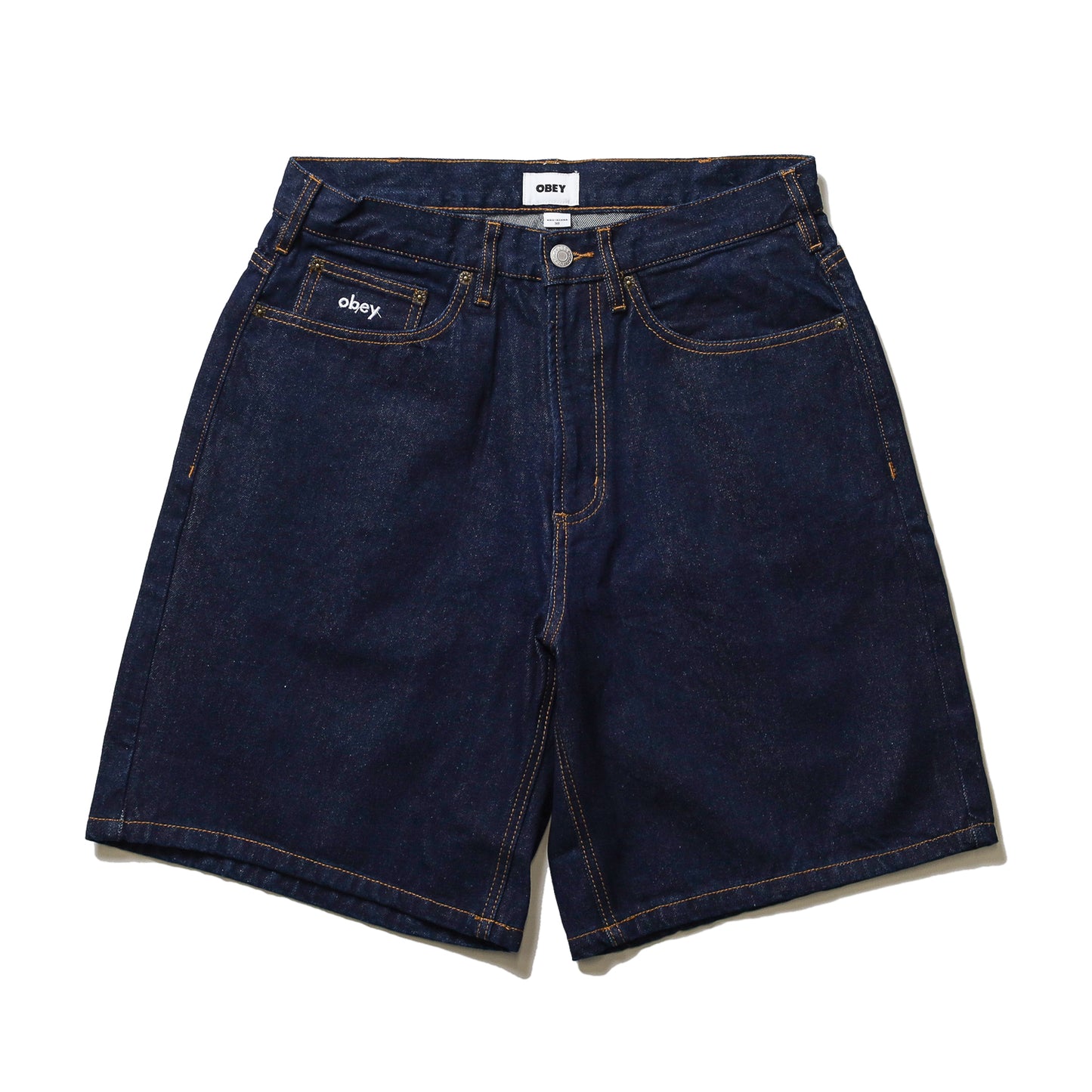 OBEY / BIGWIG BAGGY DENIM SHORT (RINSE INDIGO)