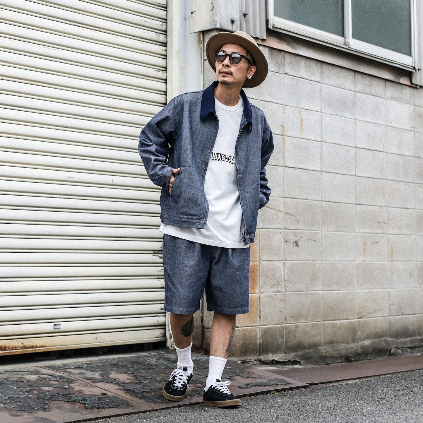 BLUCO / 12OZ DENIM WORK JACKET (HERRINGBONE)