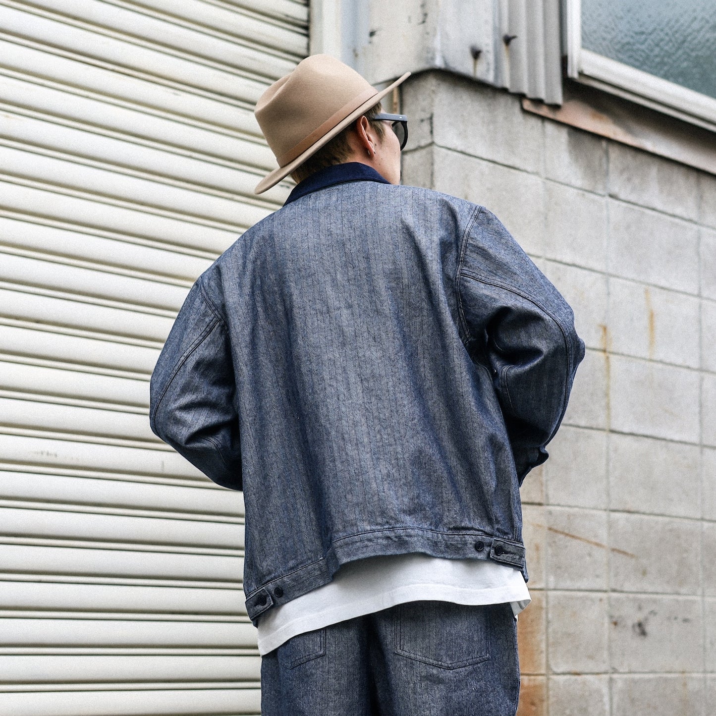 BLUCO / 12OZ DENIM WORK JACKET (HERRINGBONE)