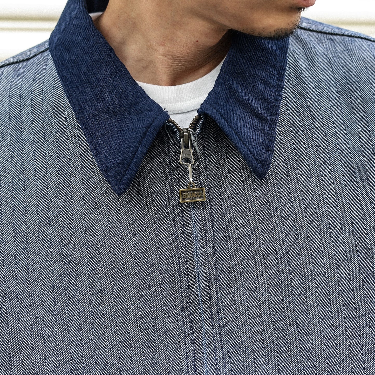 BLUCO / 12OZ DENIM WORK JACKET (HERRINGBONE)