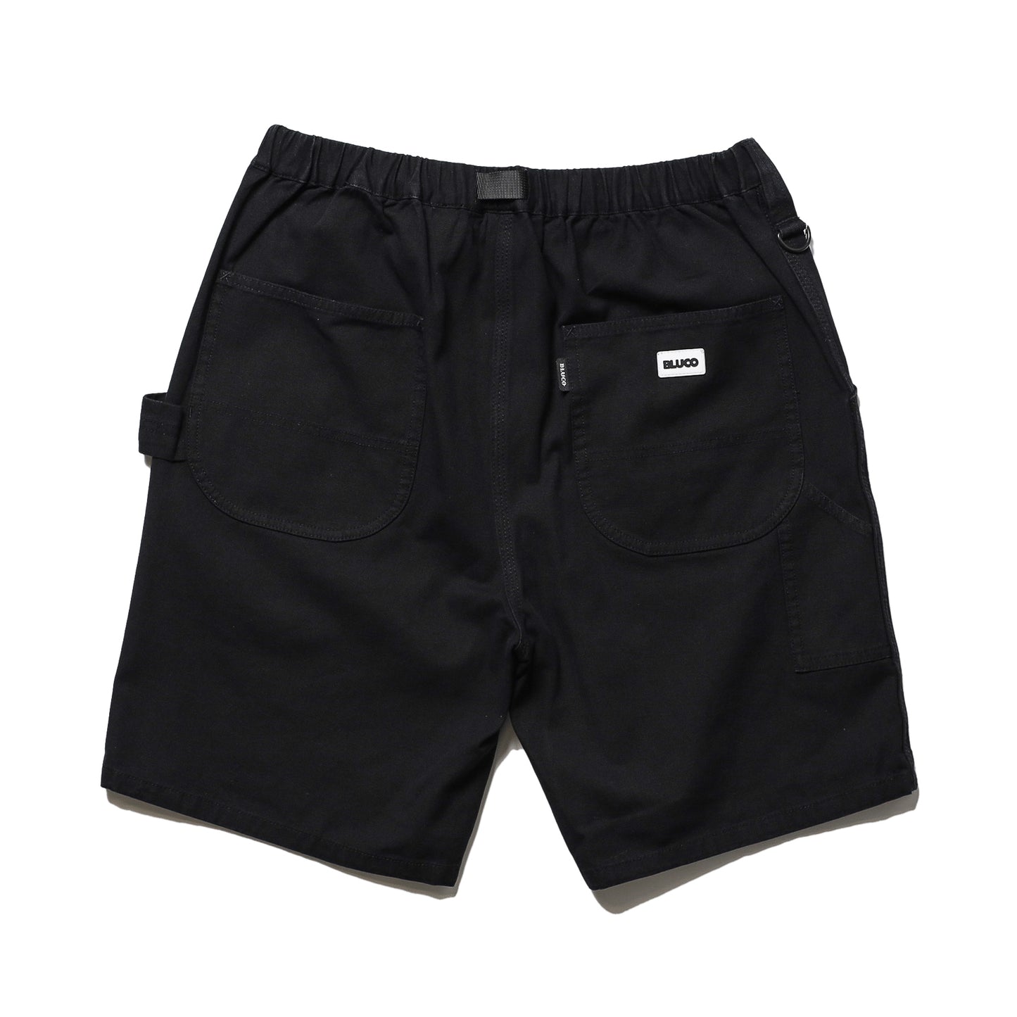 BLUCO / LIGHT CANVAS PAINTER SHORTS (BLACK)