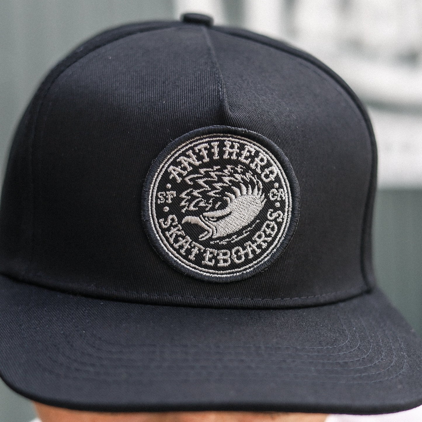 ANTIHERO / EAGLE ROUND SNAPBACK CAP (BLACK/CHARCOAL)