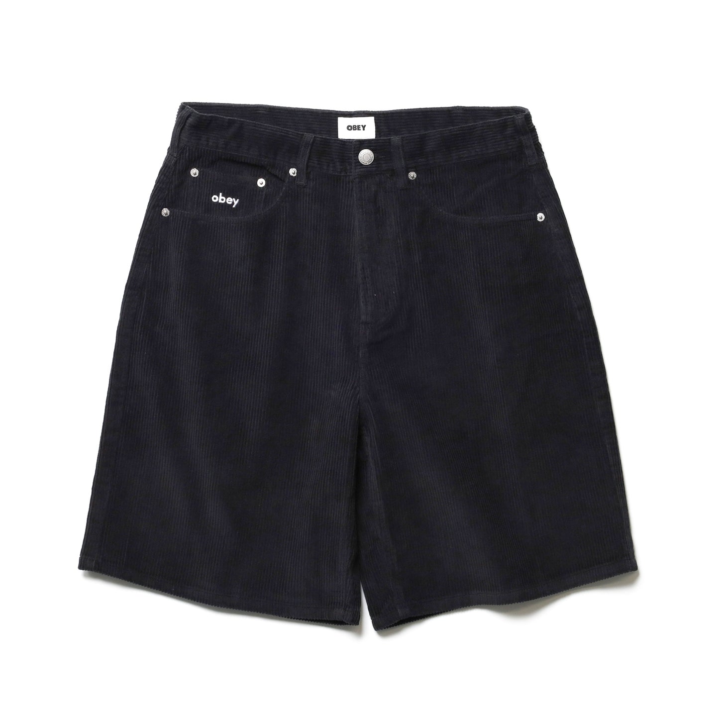 OBEY / BIGWIG BAGGY CORDUROY SHORT (DIGITAL BLACK)