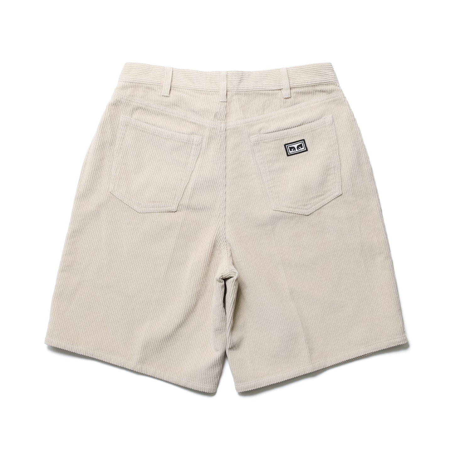 OBEY / BIGWIG BAGGY CORDUROY SHORT (SILVER GREY)