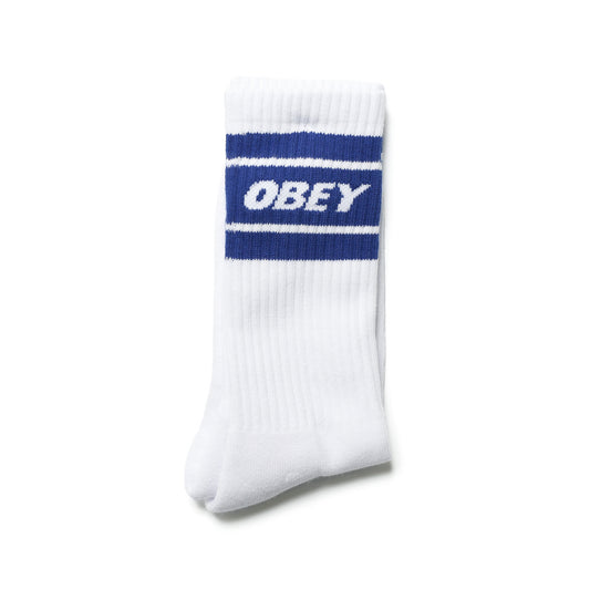 OBEY / COOPER II SOCKS (WHITE/SURF BLUE)