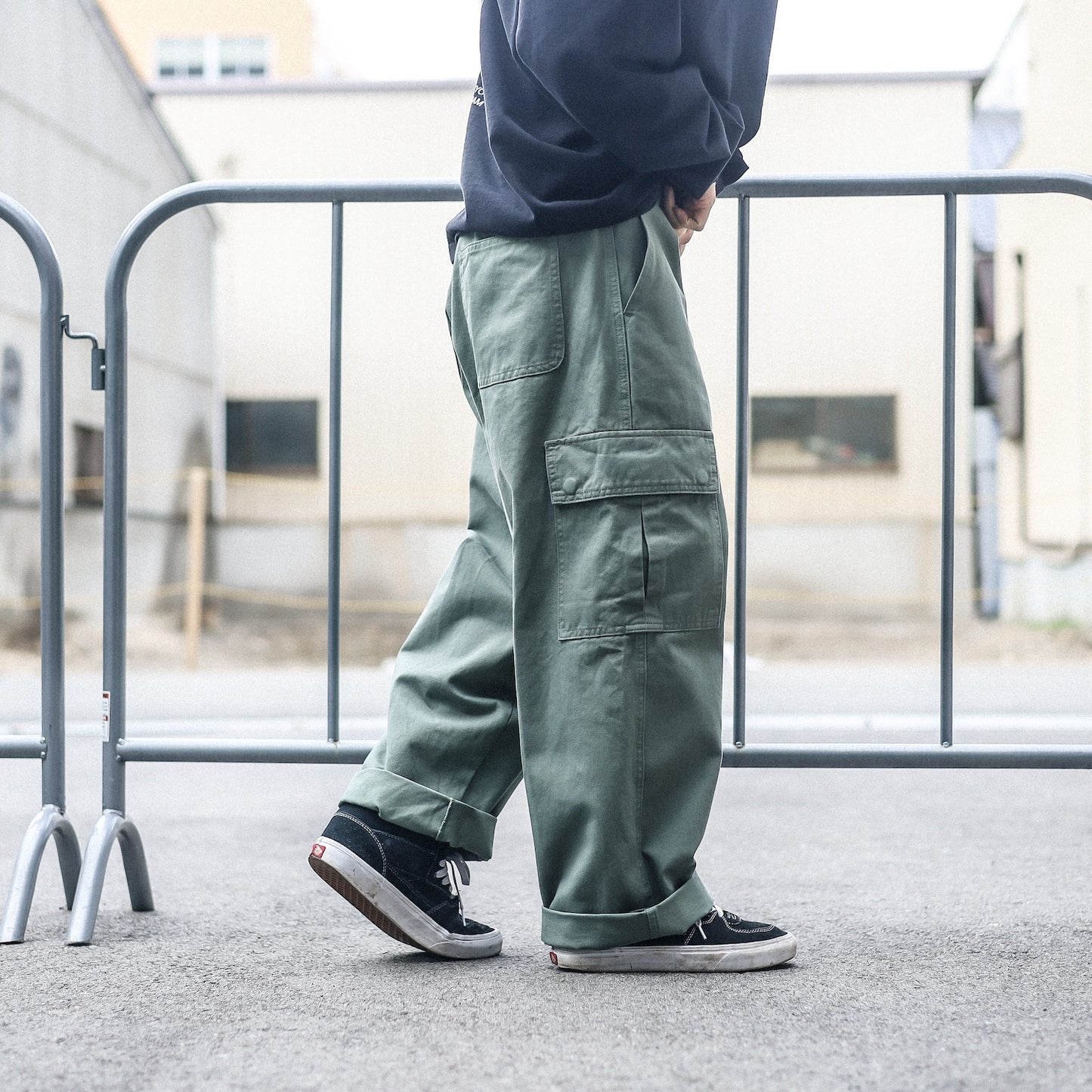 OBEY / BIGWIG BAGGY TWILL CARGO PANT (LAUREL WREATH)