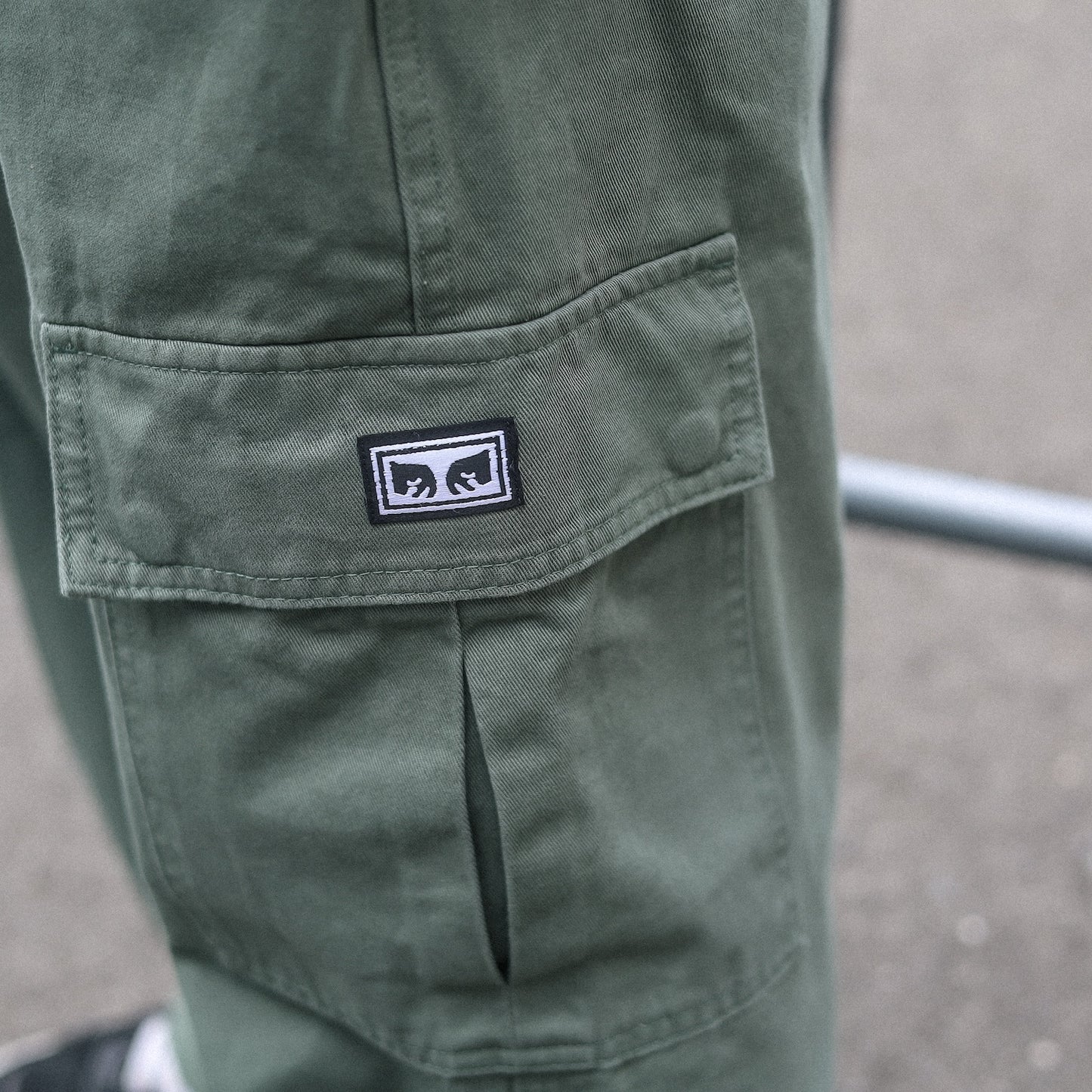 OBEY / BIGWIG BAGGY TWILL CARGO PANT (LAUREL WREATH)