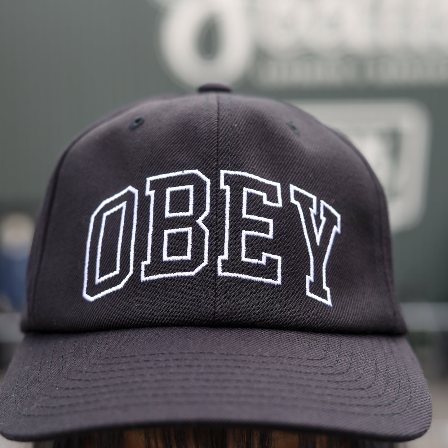 OBEY / OBEY ACADEMY 6 PANEL CLASSIC SNAPBACK CAP (BLACK)