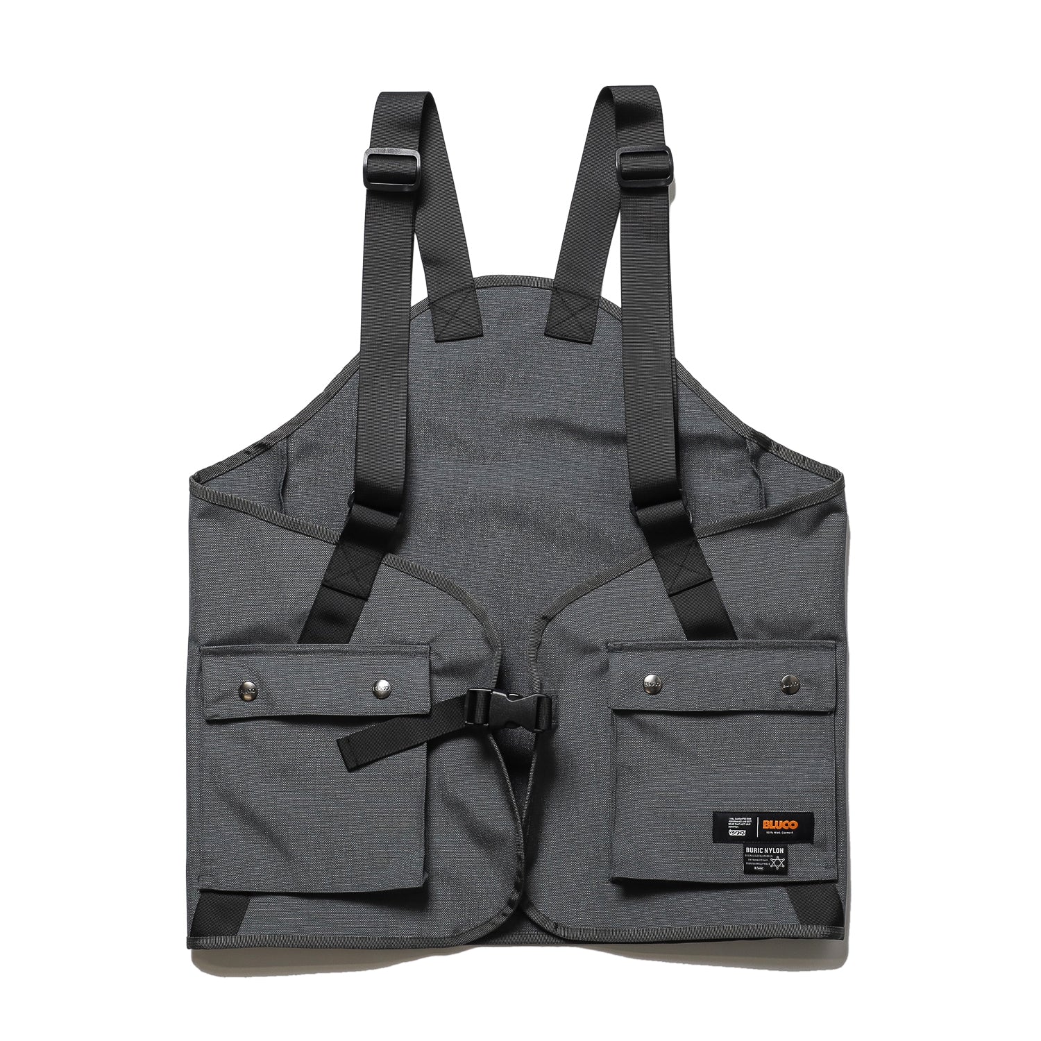 BLUCO / BURIC NYLON UTILITY VEST (GRAY) – Feelin'