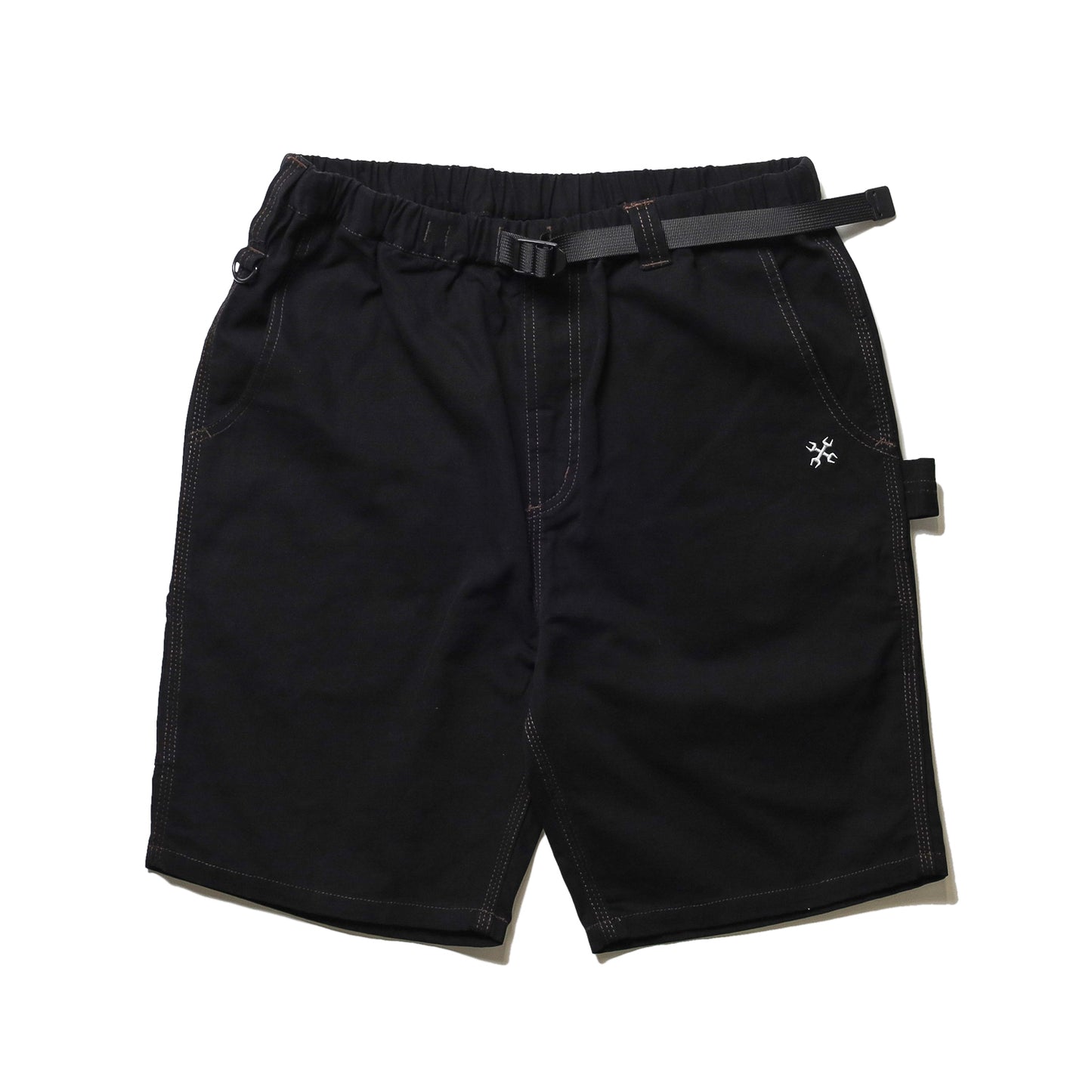 BLUCO / LIGHT CANVAS PAINTER SHORTS (BLACK)