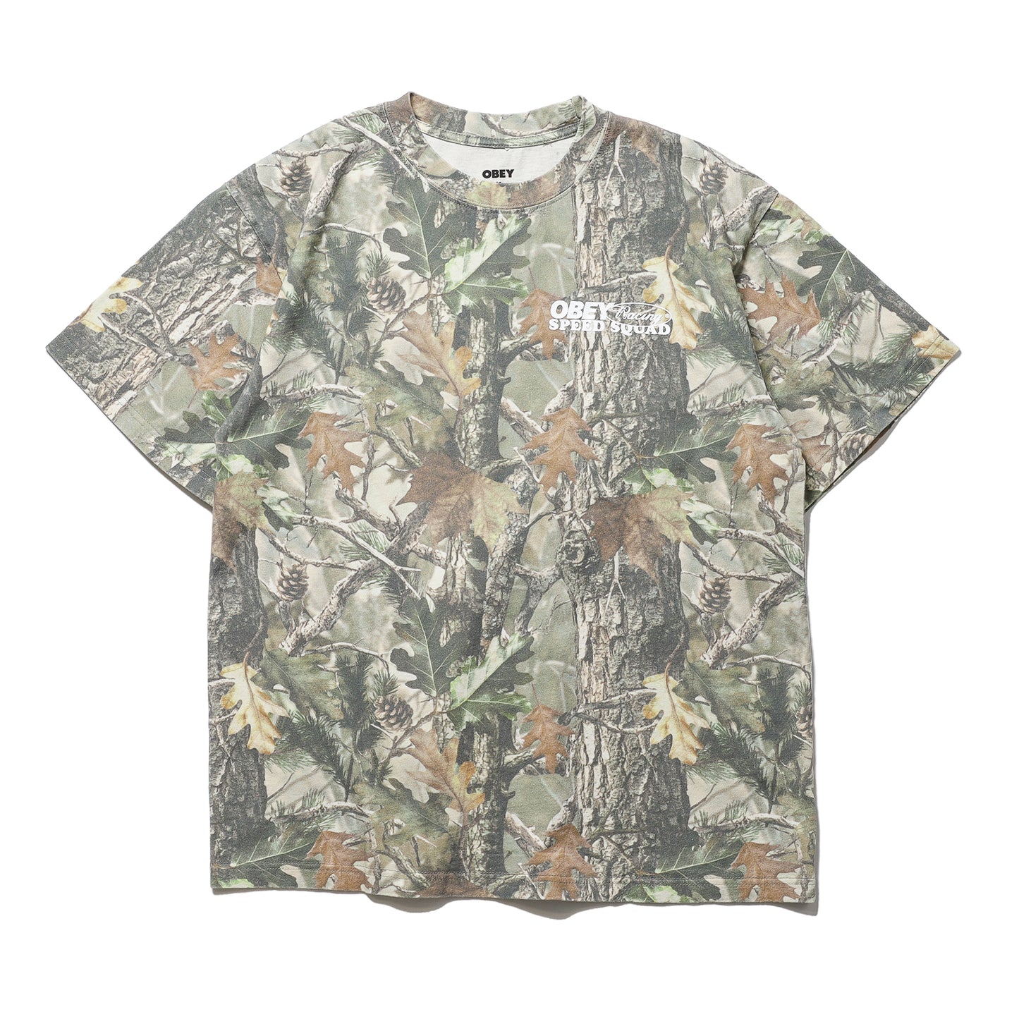 OBEY / SPEED SQUAD HEAVYWEIGHT T-SHIRT (LEAF CAMO)