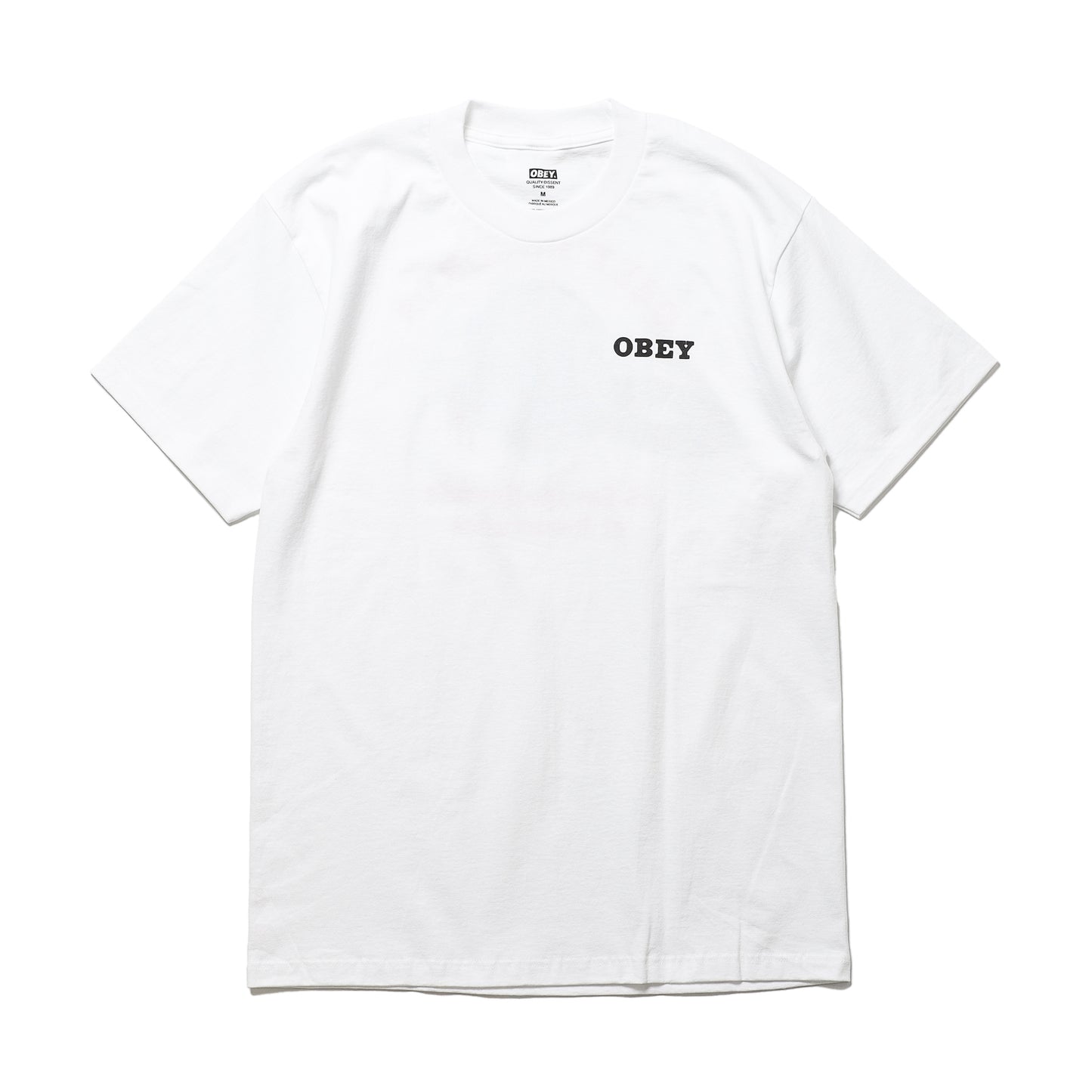 OBEY / SAVAGE SOUNDS LEOPARD CLASSIC T-SHIRT (WHITE)