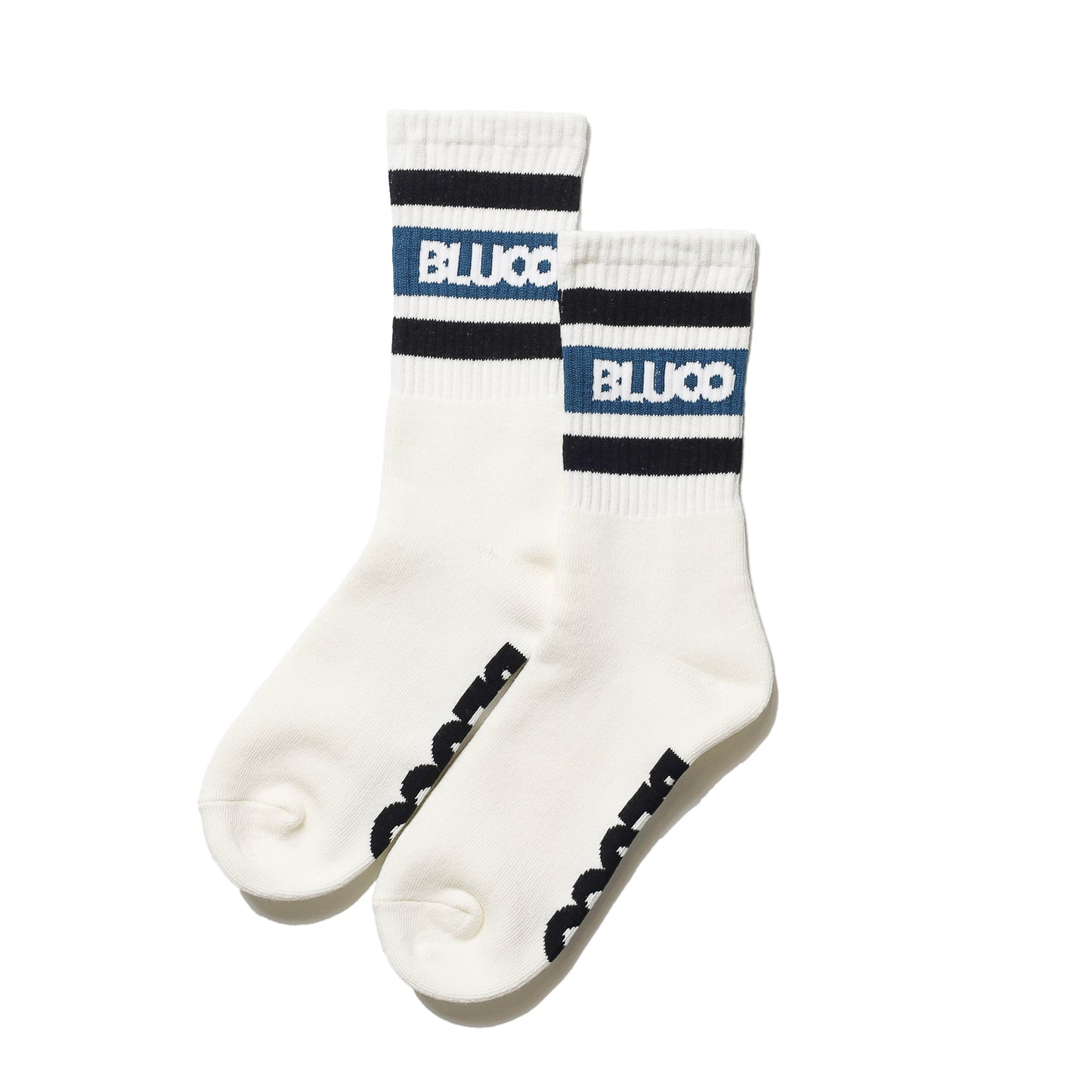 BLUCO / 2-PACK SOX -LINE- (WHITE/NAVY・WHITE/BURGUNDY)