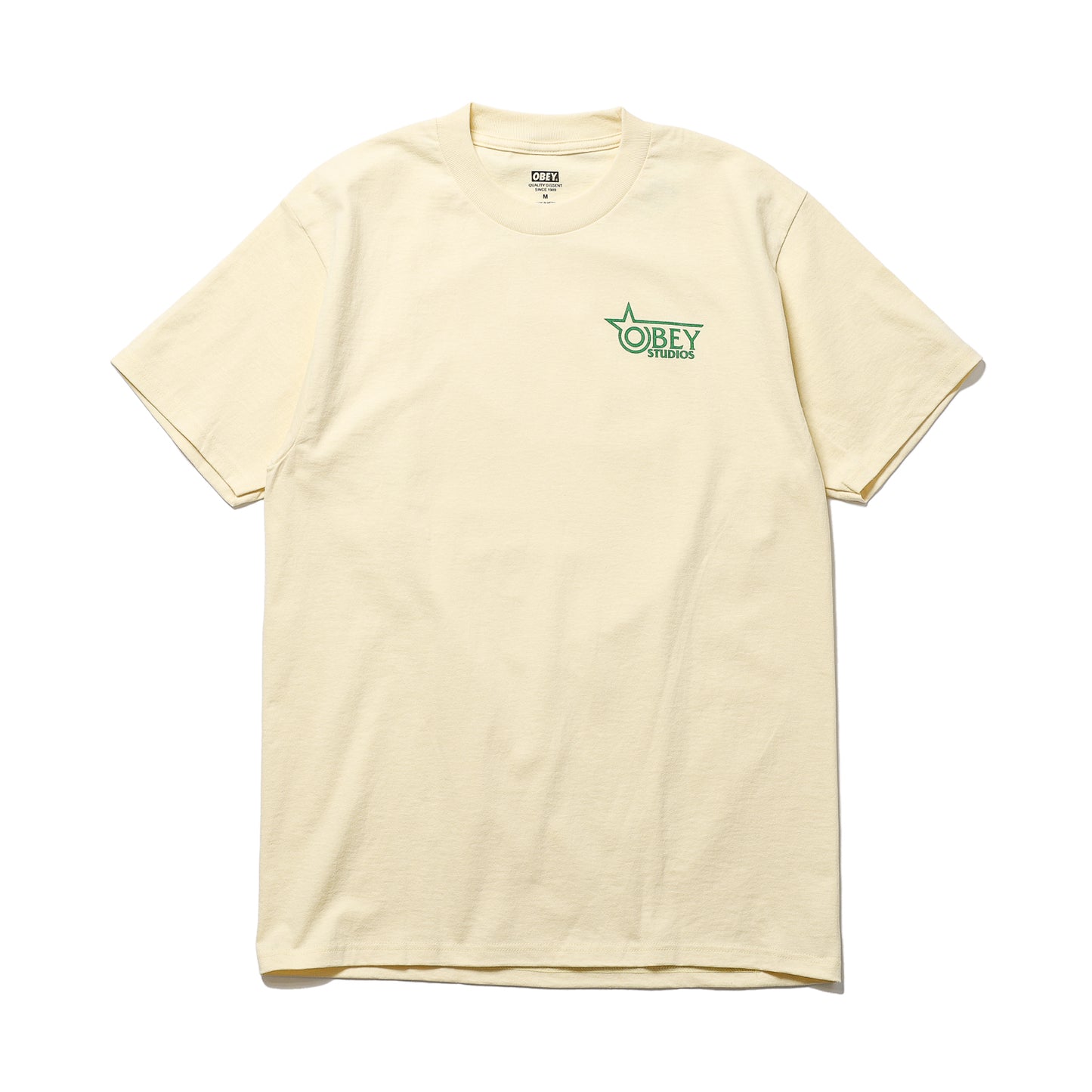 OBEY / ABSOLUTELY ABSURD CLASSIC T-SHIRT (PALE YELLOW)