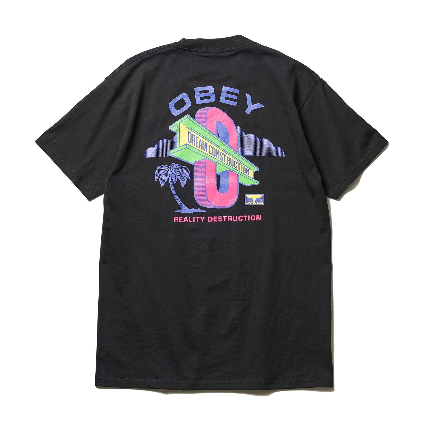 OBEY / OBEY DREAM CONSTRUCTION TEE (VINTAGE BLACK)