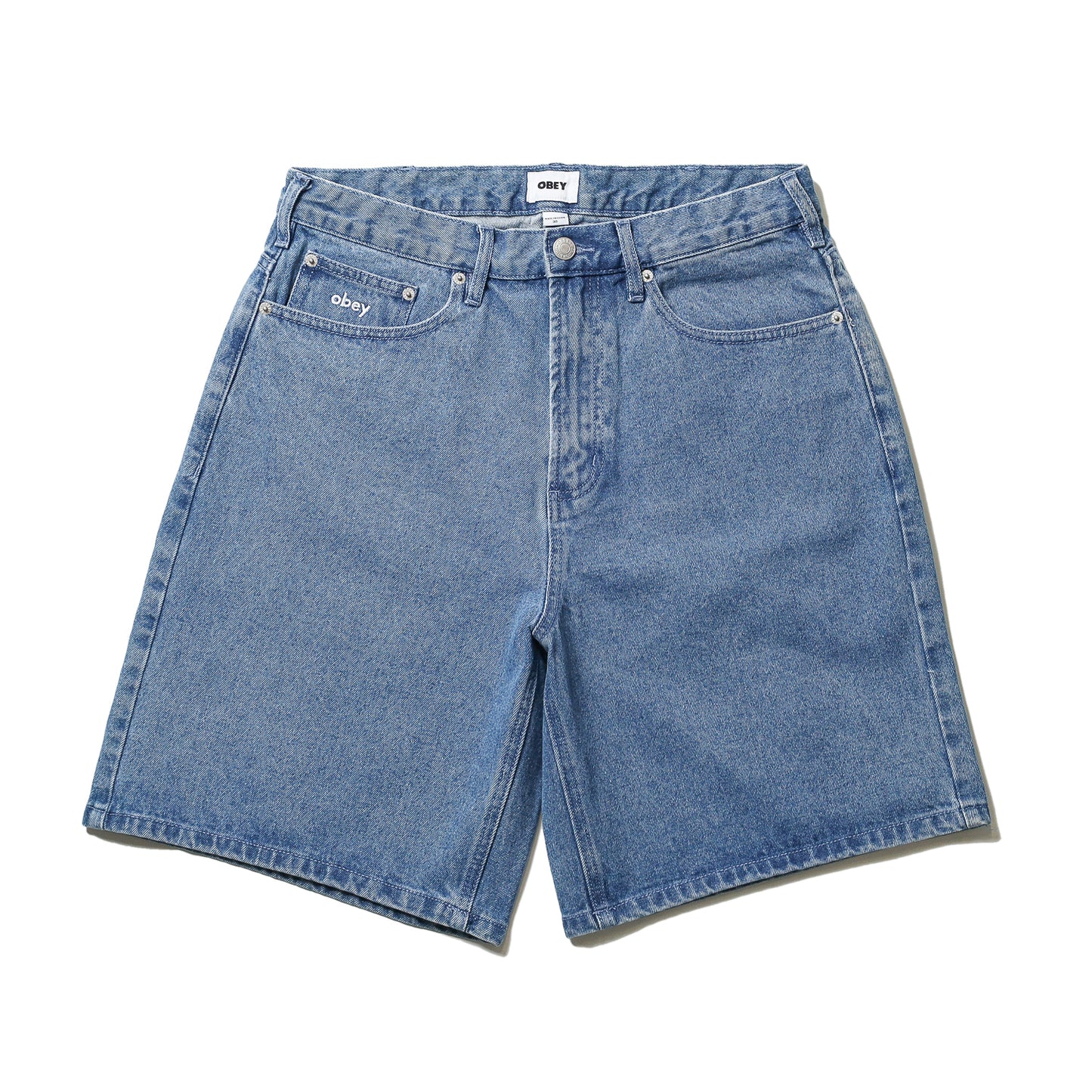 OBEY / BIGWIG BAGGY DENIM SHORT (LIGHT INDIGO)