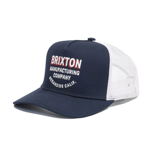 BRIXTON / REDOUBT C NP MP TRUCKER HAT (NAVY/WHITE/WHITE)