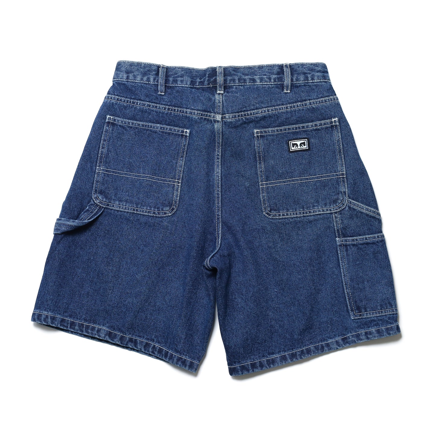 OBEY / BIGWIG DENIM CARPENTER SHORT (STONE WASH INDIGO)