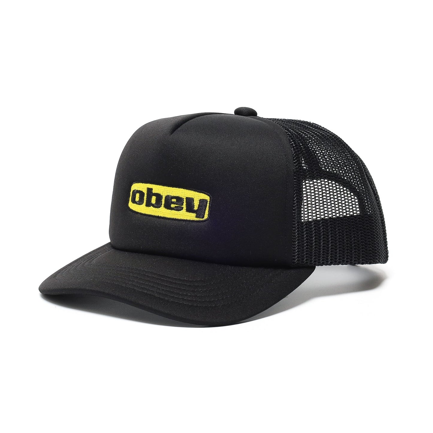 OBEY / DIRECT TRUCKER CAP (BLACK)