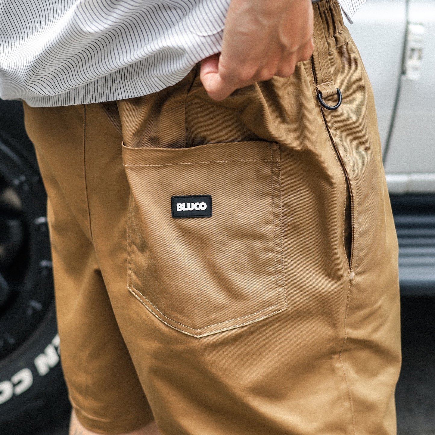 BLUCO / STRETCH LIGHT EASY WORK SHORTS (KHAKI)