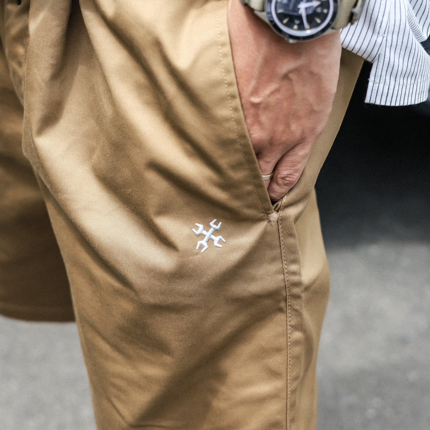 BLUCO / STRETCH LIGHT EASY WORK SHORTS (KHAKI)